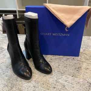 Stuart Weitzman sock booties